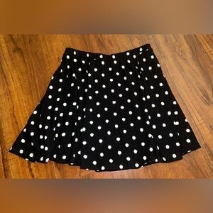 Mossimo Black & White Short Skirt